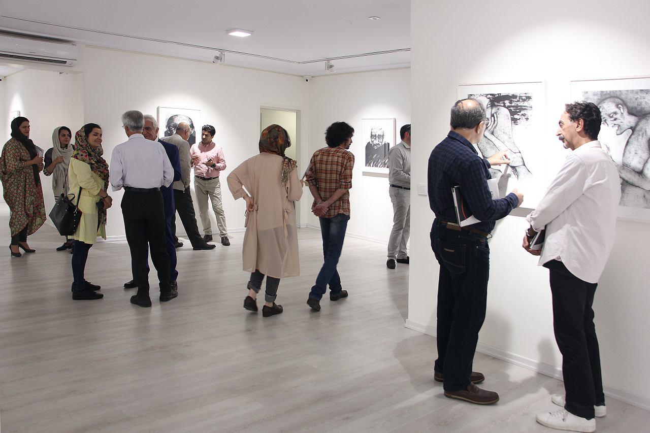آثار کیومرث کیاست در گالری ساربان تهران